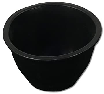 DEWEPRO® Gipsbecher aus Weichgummi - konische Form, Inhalt: 0,5l - Höhe: 85mm - ø=130mm - flexibler Anrührbecher