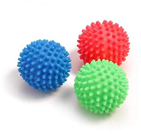 PVC Sèche-balles réutilisables Nettoyer Les Outils de Lavage Lavage séchage Produits de Lavage Accessoires Boule de Lavage (Couleur aléatoire)