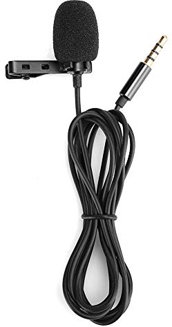 Petits Microphones Tie-Clip Pocket Phone Mini Recording Karaoke Mobile Phone Microphone Clip Mount Mic, pour Le Jeu Live Broadcast Recording Interview