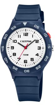 Calypso Orologio Bambino Analogico - Caucciù Blu - Movimento al Quarzo - Orologio Infantile - Vetro Resistente - Impermeabile 10 ATM - Sweet Time - K5797/3