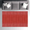 Comart, Tappeto Bamboo Edge d’Arredo, per Soggiorno, Bagno, Camera, Bambù con Fondo Antiscivolo, Bordeaux, 80x150 cm
