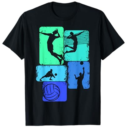 Volleyballer Volleyball Kinder Jungen Männer T-Shirt