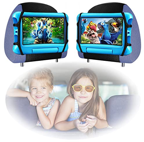 Car Tablet Holder - iPad Headrest Mount for Back Seat and Kids - Universal 7-11 Device Mount Accessories [2 Pack]