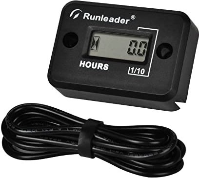 NInE-ROnG medidor de hora induca prueba de agua, sello de plástico de resina epoxi uso para motor de Gas cortaccésped generador de presión lavadora marina ATV bote fuera de borda