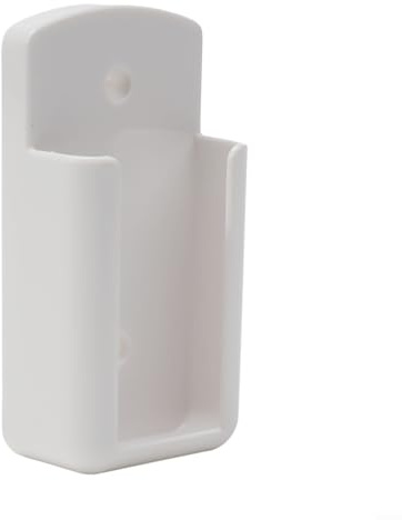 Universal-Fernbedienungshalter, Wandmontage, Fernbedienungshalter, Aufbewahrungsbox, Organizer für Klimaanlage, TV, Kunststoff, Telefonstecker, Ständer, Halter, Weiß (klein)