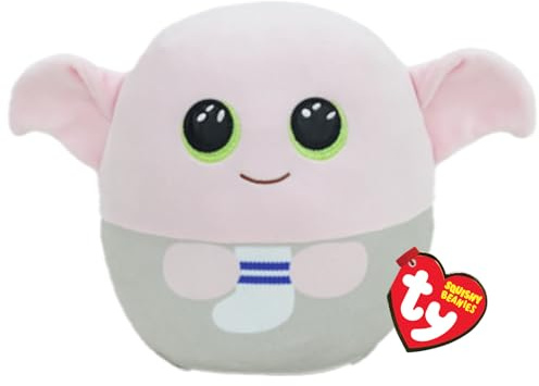 TY Dobby – Harry Potter 25 cm (10 tum) Squishy Beanie | Mjuk plysch leksak för barn | Collectible Cuddly Teddy baby stoppad Plushies