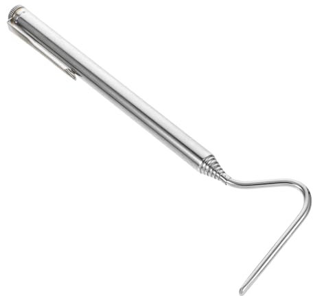 VILLFUL Schlangenhaken Aus Edelstahl Faltbar Und Tragbar Für Schlangenfang Und Reptilienfänger Sicher Und Langlebig Geeignet Für Outdoor-aktivitäten Und Notfälle