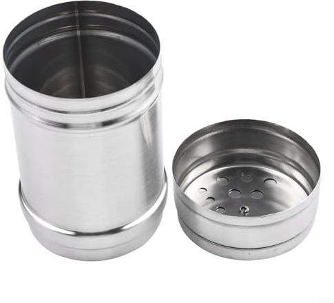 Il design innovativo dello shaker per condimenti in acciaio inossidabile garantisce una facile erogazione delle tue spezie preferite (L)