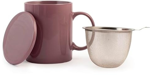 Tisaniera Malva con filtro in acciaio inox cc 340