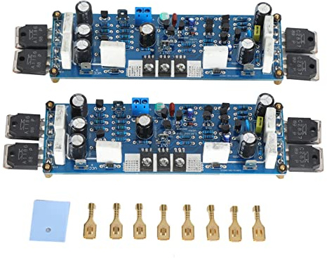 Set 2 Schede Amplificatore L12-2, Amplificatori a 2 Canali Ultra Bassa Distorsione, Kit con PCB Spesso 2mm - Prestazioni Professionali, Alta Precisione, Audio Dettagliato Perfe