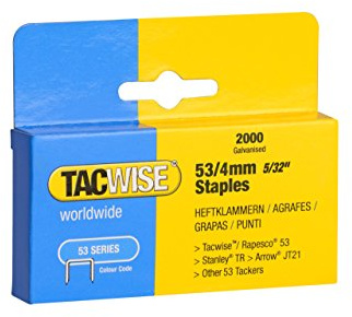 Tacwise 0333 - Caja 2000 grapas galvanizadas 53/4mm