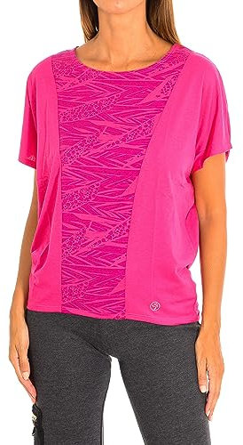 Zumba Donna Fitness Maglietta Rosa, Manica Corta, XS-S, Sport, Primavera Estate