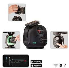 Manfrotto Genie II Pan Tilt, Control de Movimiento, Deslizador Motorizado para Cámara, Soporte de Cámara, Trípode, para Filmar en Movimiento, Accesorios de Fotografía, Control con App