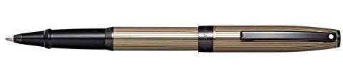 Sheaffer Sagaris - Refillable fountain pen, fine nib, engraved chrome finish, polished chrome trim