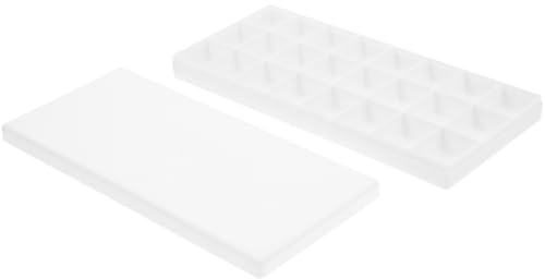Artibetter Paleta de Acuarela, Bandeja de Pintura de Viaje, Paleta de 24 pocillos para Pintura acrílica de Gouache