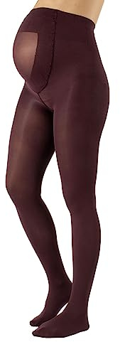 CALZITALY Umstandsstrumpfhose, Blickdichte Schwangerschaft Strumpfhosen | S, M, L, XL, XXL, 3XL, 4XL | 100 DEN | Made in Italy