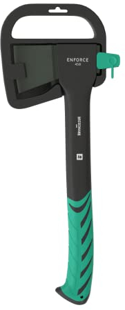 Spaltaxt 45cm, 1000g von WIESEMANN 1893 I Universalaxt mit 2K Fiberglass Griff I Aus der Enforce Serie I Mit Antivibrationsgriff und Klingenschutz I 81369