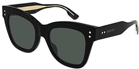 Gucci Occhiali da Sole GG1082S Black/Grey 52/21/145 donna