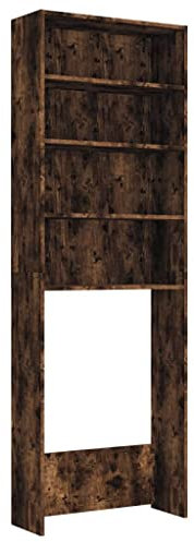 Mobile per Lavatrice Rovere Fumo 64x24x190 cm