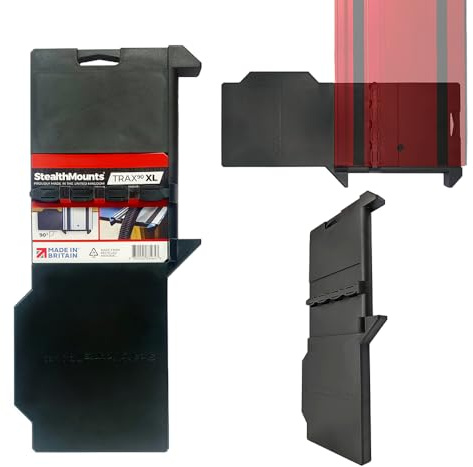 StealthMounts Trax90 XL Track Saw Square for Milwaukee | 90° Right Angle Plunge Saw Guide Rail Angle Stop