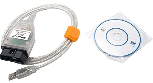 Riloer Outil de diagnostic OBD2, mini câble de 1,5 m, outil de diagnostic de câble, mini câble VCI 16 broches, compatible avec Toyota TIS Lexus Techstream