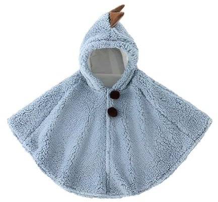 Lifup Giacche Bambino Invernali, Giacca Incappucciato, Ragazza Faux Pelliccia Inverno Mantello Mantello Cappotto Outwear Blu Taglia unica