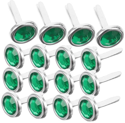 Uonlytech 100pezzi Brads Decorativi Colorati Per Di Chiodini Per Artigianato Sicuri e Facili Da Usare Per Progetti Creativi e Decorazioni