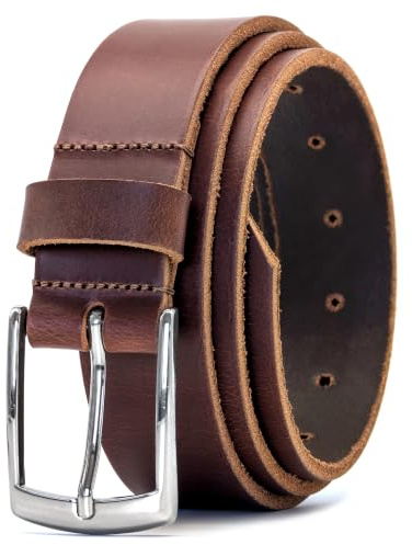 Ashford Ridge 34-mm-Gürtel aus Vollnarbenleder mit klassischer Schnalle