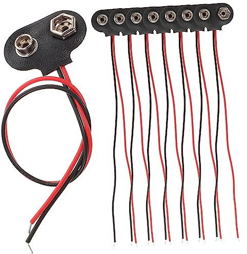 Yardenfun 50pezzi Connettori Batteria T-type Con Cavi Clip Compatibili Per Automotive Wire e Holder Sostituzione Compattta Per Progetti Elettronici e Alimentazione Led
