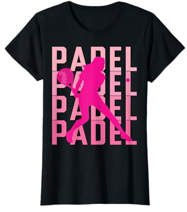 Idée Cadeau Paddle Tennis Anniversaire Fan Coach Padel Femme T-Shirt