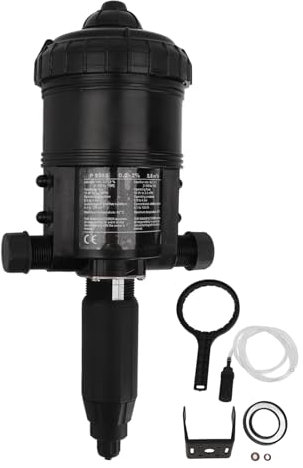 FLEXMAN Injecteur d'Engrais Réglable, Pompe Doseuse Automatique d'Injecteur d'Engrais à Filetage Mâle G3/4, Dose de Liquide Chimique pour L'Irrigation Goutte à Goutte, Jardin (0.2 to 2%)