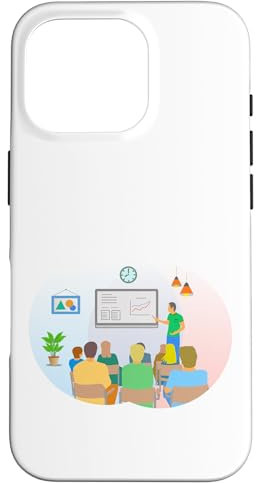 Meeting in The Conference Room Boardroom Meeting Office Case for iPhone 16 Pro