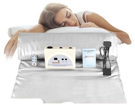 Sauna Box, Couverture de Sauna pondérée brûlante de graisse, minceur for la désintoxication de Spa de perte de poids, couverture chauffante à télécommande infrarouge for corps à la maison pour le conf