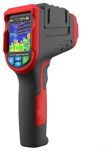 HpLive NF-521 Caméra thermique infrarouge avec écran LCD 320 x 240 et mémoire 8 Go pour mesure de la température de -10 °C à 400 °C