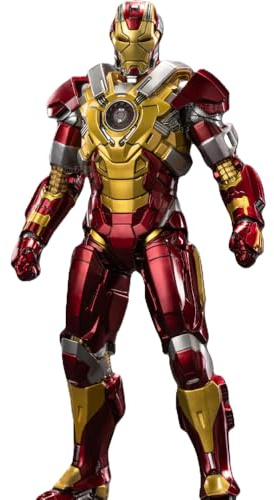 ZD Toys Action-Figur – 7 Zoll Iron Man Mark 17 Heartbreaker Armor – Maßstab 1/10, austauschbare Hände, Explosionseffekte, Display & langlebige PVC-Konstruktion, ideales Geschenk, Alter 15 Jahre