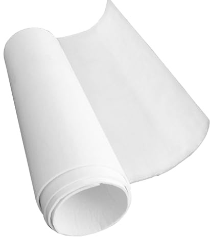 CFMAIF Manta de Fibra de cerámica, Manta contra Incendios Refractaria De Aislamiento, para Estufas, Calderas, Herrería, Horno De Forja(500x122cm/196.8x48in,Thickness: 10mm)