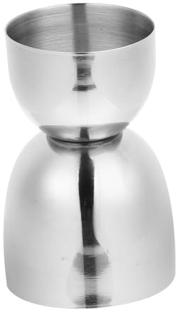SHINEOFI Stainless Steel Double-Ended Bar Jigger with Precision Engraved Measurements Ergonomic Non-Rust Cocktail Shot Measure for Spirits Drink Mixer Measurer for Home and Commercial Bars