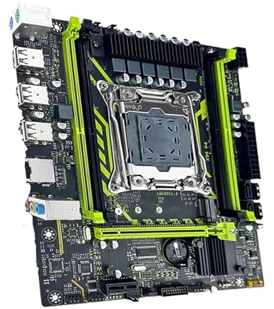 Placa Base X99 con CPU Xeon E5 2680 V4, Doble DDR4, 16 GB (2 x 8 GB) y 2133 MHz for Juegos.