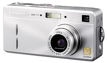 Panasonic Lumix DMC-F1E Digitalkamera Silber (3,3 Megapixel)