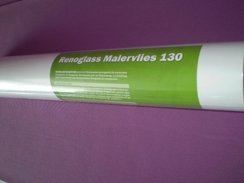 Renovlies Malervlies Anstrich-Vlies glatte überstreichbare Vliestapete weiß 130g 18,75m² 1 Rolle