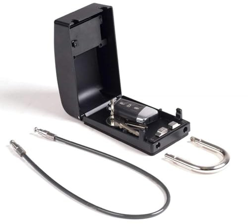 Surflogic Key Security Lock Double System/Key Safe – Schwarz