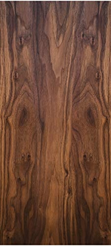 wandmotiv24 Türtapete Rustikales Holz Wandverkleidung 90 x 200cm (B x H) - Dekorfolie Selbstklebend Sticker für Türen Türfolie Aufkleber M1178