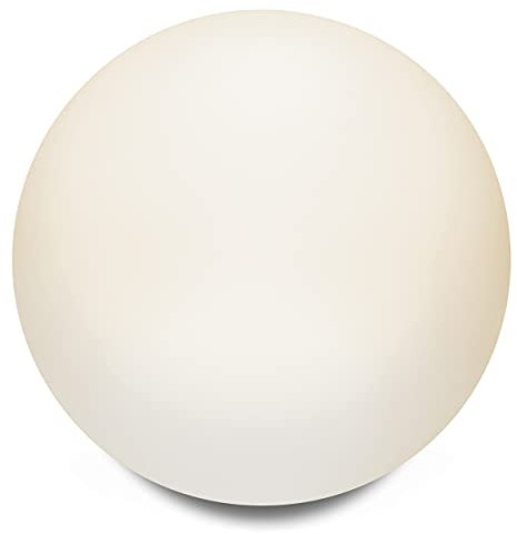 Esotec Solarkugel für den Garten Siena 50, Multicolor, 50cm, Fernbedienung, USB, 16 Leuchtfarben, Akku, Solarmodul, Erdspieß, Solarleuchte, Kugelleuchte, außen, Winterfest, wetterfest, 102893