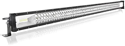 Willpower Led Lichtleiste Balken 12V 24V 50 648W für Auto Offroad KFZ | Lightbar Arbeitsscheinwerfer Scheinwerfer, 6000K Weiß, IP67 Wasserdicht, Beleuchtung für Traktor ATV Boot Quad Fahrzeuge