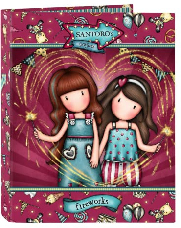 Safta - Folio 4 Ani.Mixtas Gorjuss Fairground Fireworks 26,5 x 33 x 4 cm, mehrfarbig (52218067)