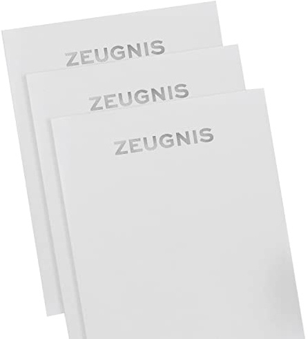 Betterpress Vordrucke Zeugnis mit Prägung Hologram DIN A4 150 g/m² Seminare, Coaching, Auszeichnung, Schulung ideal zum bedrucken (Zeugnis)