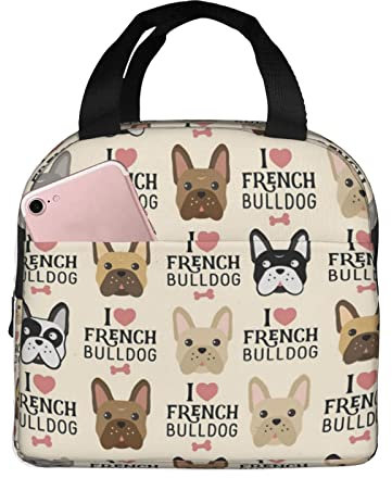 XVBCDFG Bolsa de almuerzo para perros Oficina al aire libre Papel de aluminio portátil Aislamiento grueso y bolsa Bento de mantenimiento fresco