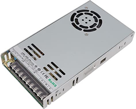 Interruttore del Trasformatore di Alimentazione, Stabile 100‑120V 200‑240V 24V Adattatore di Alimentazione a Commutazione Anti-interferenza per Luce a LED (LRS-350W-24V 14,6A)