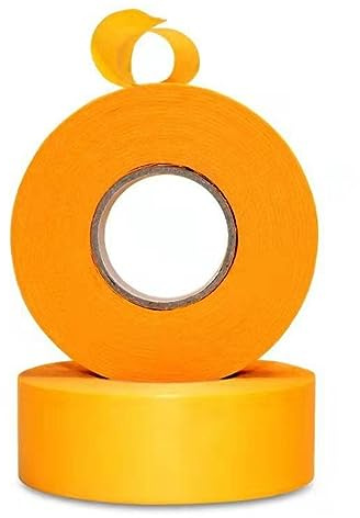 12 Rollen Profi Goldband Klebeband 50 m x 40 mm - Malerband Gold Kreppband - Abdeckband für Maler und Lackierer - Krepp für Innen und Außen - Malerkrepp - Vielseitiges Klebeband für Malerarbeiten