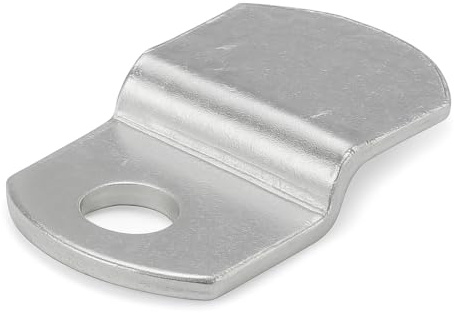 Clips de lona de 3,2 mm con tornillo de fijación, marco de fotos, marco de fotos elástico, clips de espejo, caja de sombra, marco de fotos, tacos Z chapados en zinc, paquete de 20.
